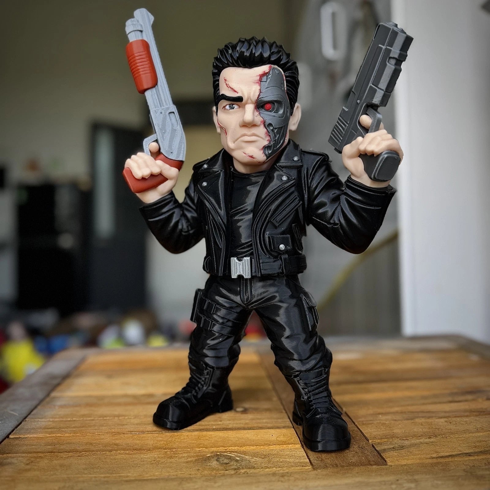 Terminator T800 Figure 3D Print 35cm Movie Horror Fan Gift Man Cave