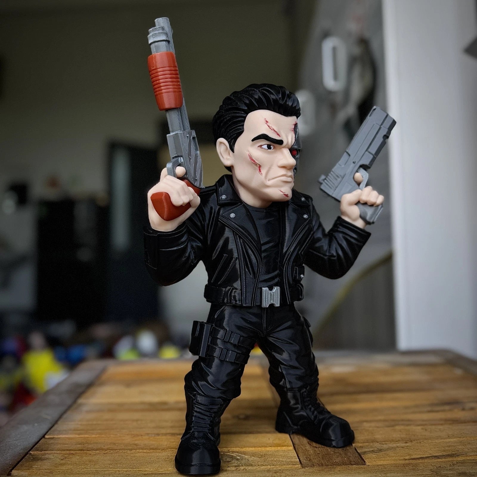Terminator T800 Figure 3D Print 35cm Movie Horror Fan Gift Man Cave