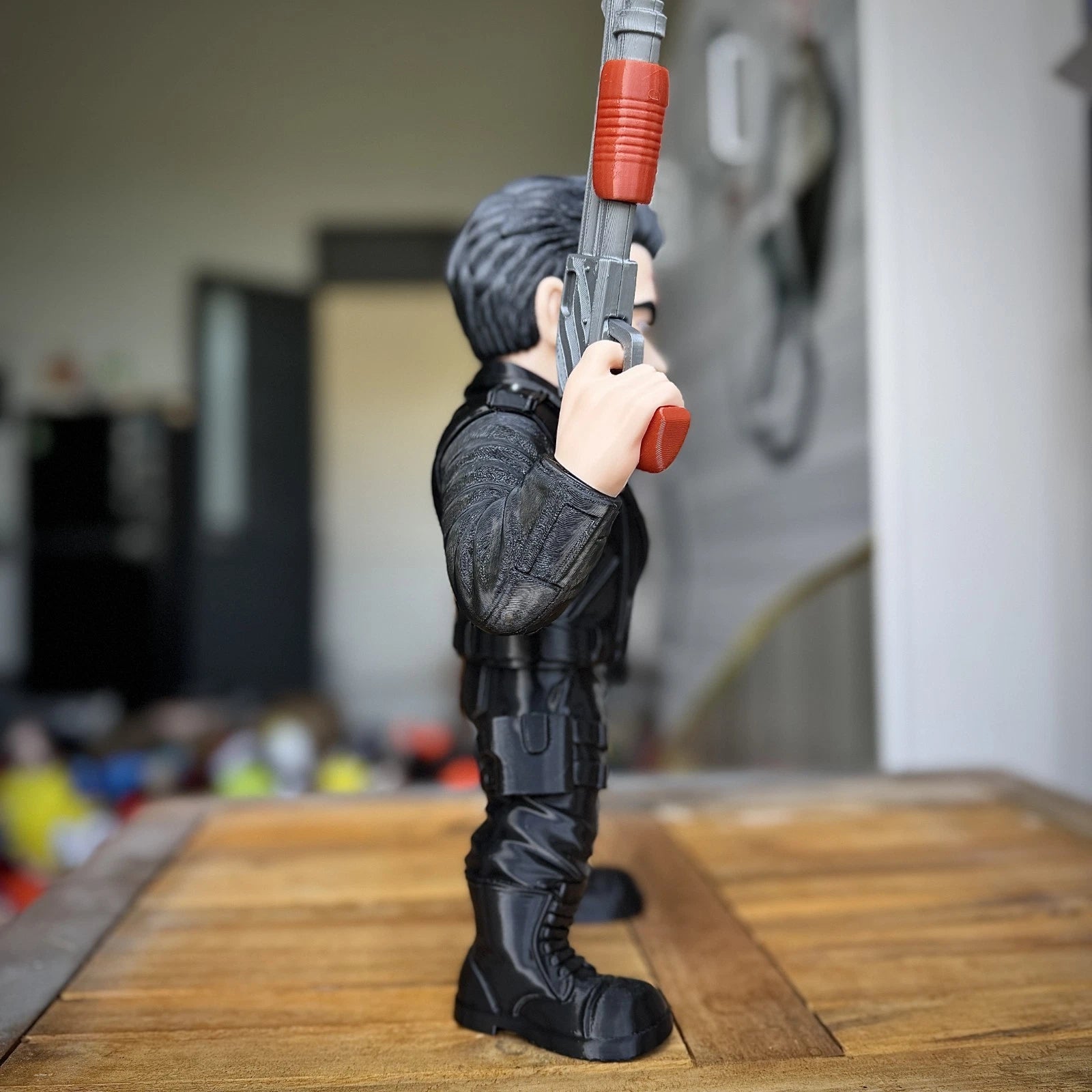 Terminator T800 Figure 3D Print 35cm Movie Horror Fan Gift Man Cave
