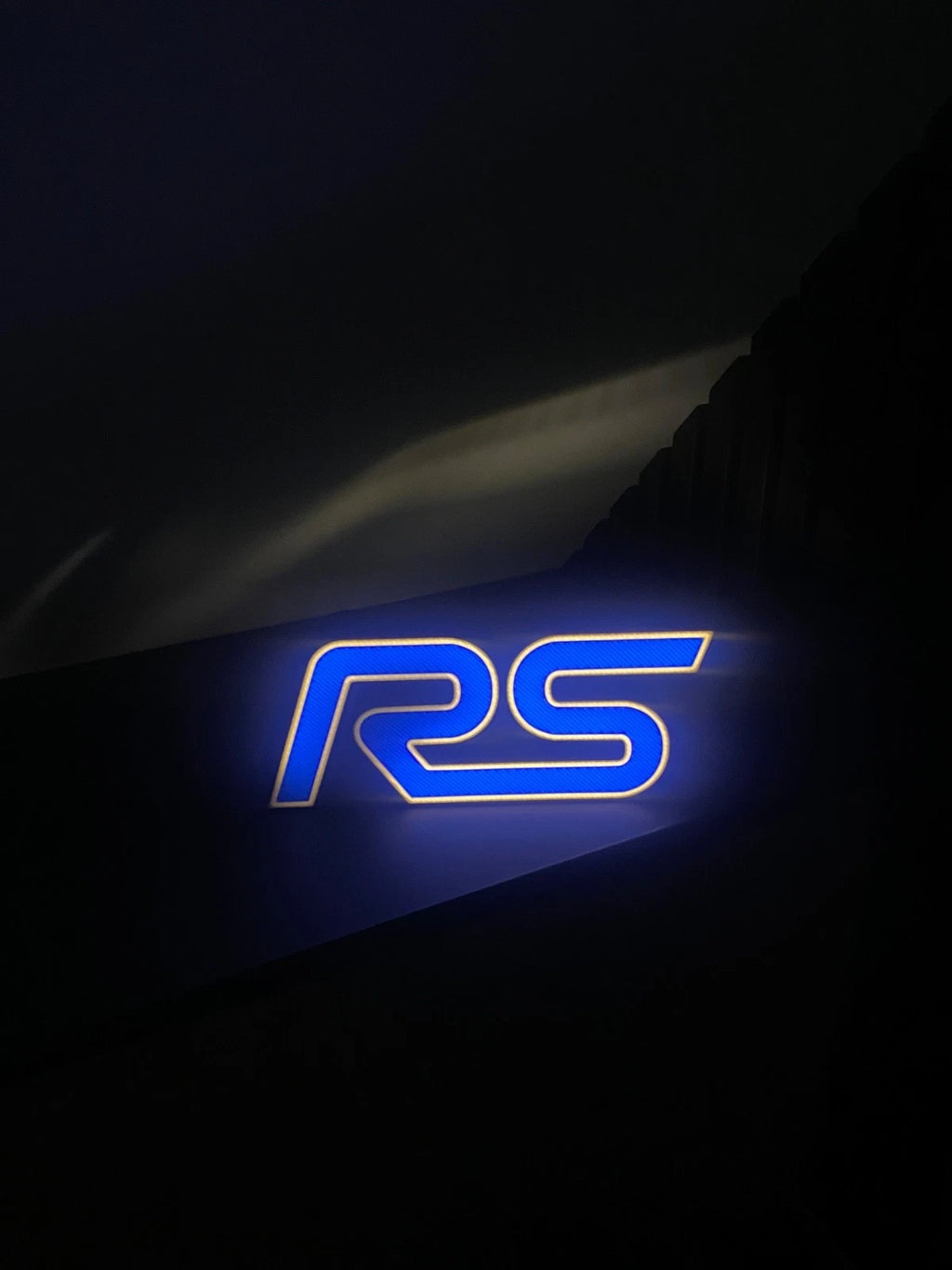 Ford RS Style LED Lamp Light Box Man Cave Garage USB Lightbox Gift