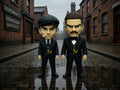 Tommy & Arthur Shelby Peaky Blinders Figures 20cm Tall Movie TV Fan