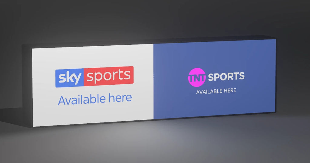 Sky Sports TNT Light Box Gift Novelty Lamp Man Cave Bar Shed Pub Sign Led USB