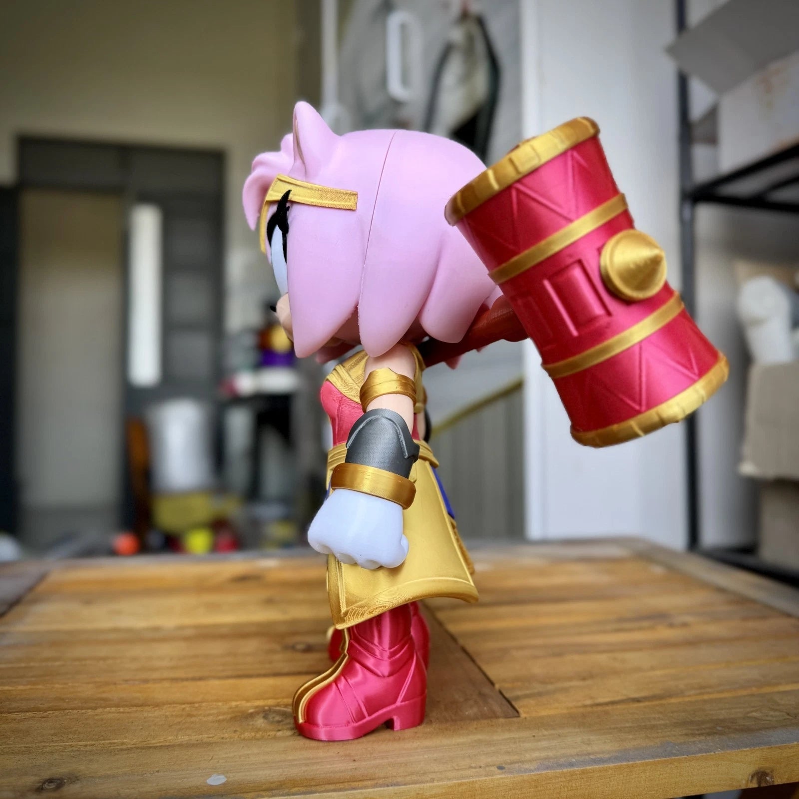 Wonder Woman Amy Mash Up Figure 3D Print 27cm Movie Fan Gift Office Display