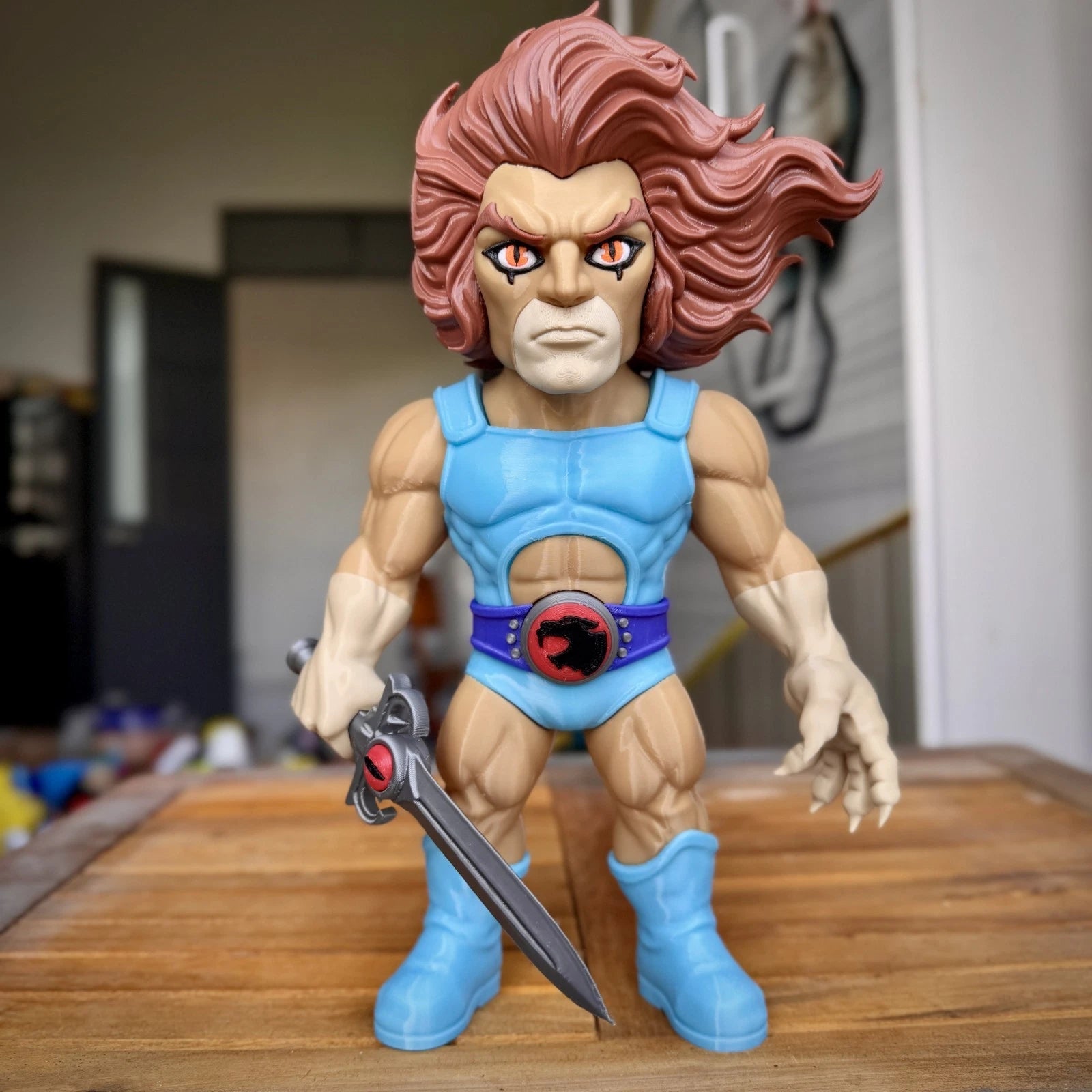 Lion O Thundercats Figure 3D Print 30cm Movie Fan Gift Office Display