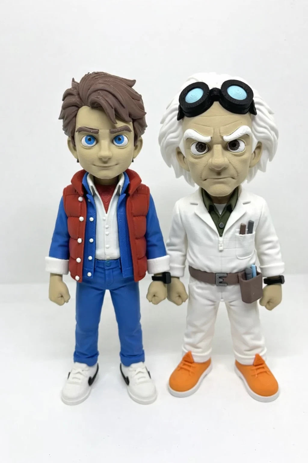 Marty McFly & 'Doc' Brown - Back to the Future Movie Ornament 20cm Home Display