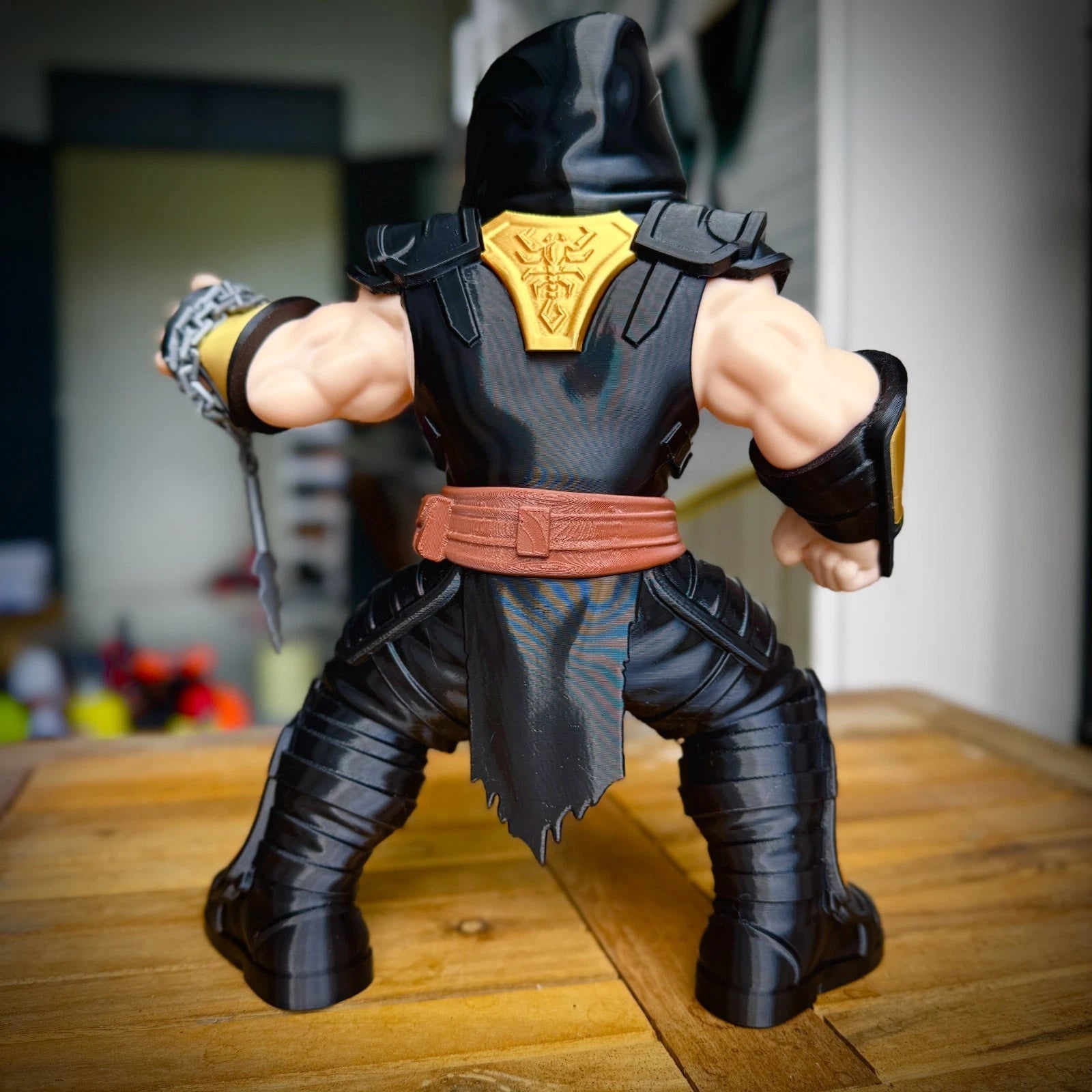 Scorpion Mortal Kombat Figure 3D Print 30cm Movie Fan Gift Office Display
