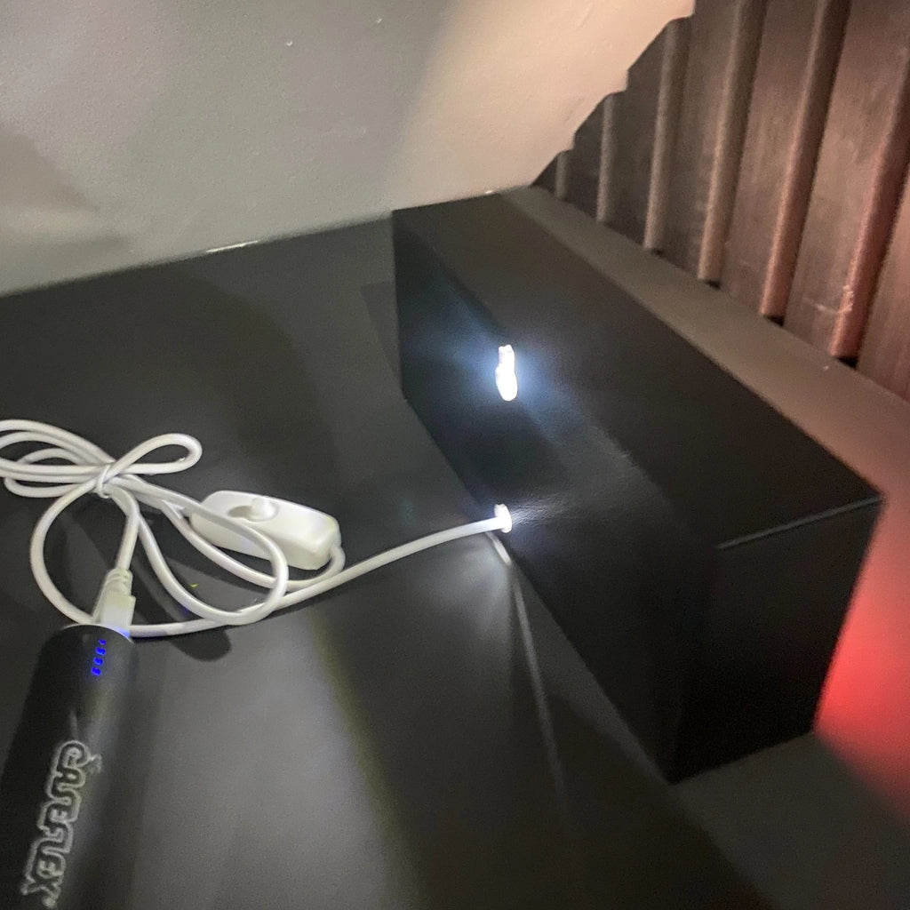 Audi RS6 Logo LED Light Box Sign Lamp Lightbox Garage Tool Wall Decor USB Powered