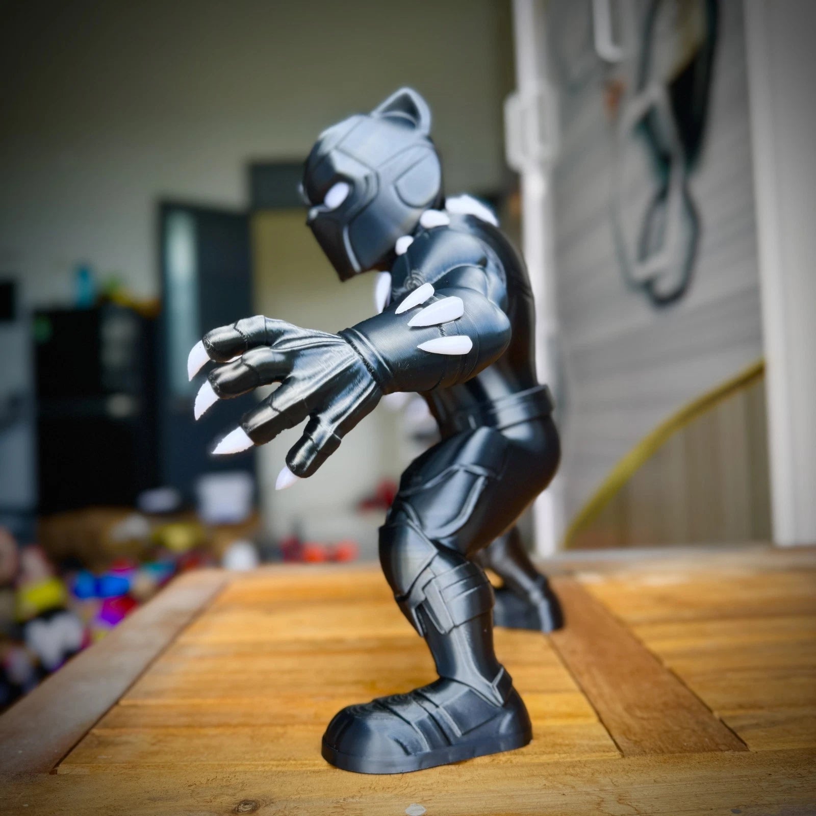 Black Panther Figure 3D Print 28cm Movie Comic Fan Gift Office Display