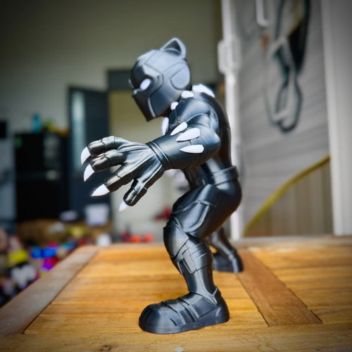 Black Panther Figure 3D Print 28cm Movie Comic Fan Gift Office Display