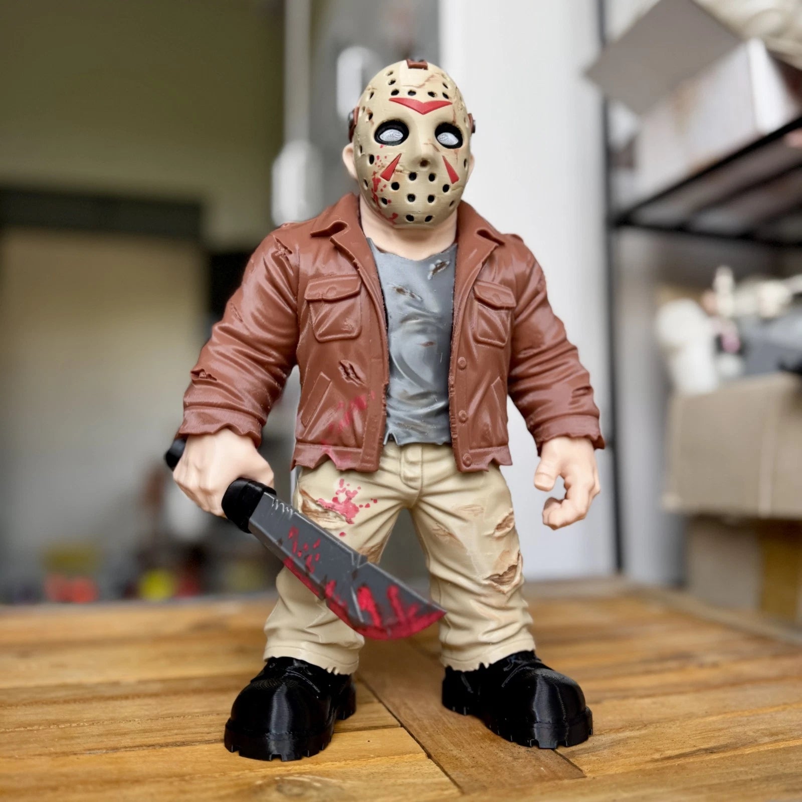 Jason Voorhees Friday 13th Figure 3D Print 30cm Movie Horror Fan Gift Man Cave