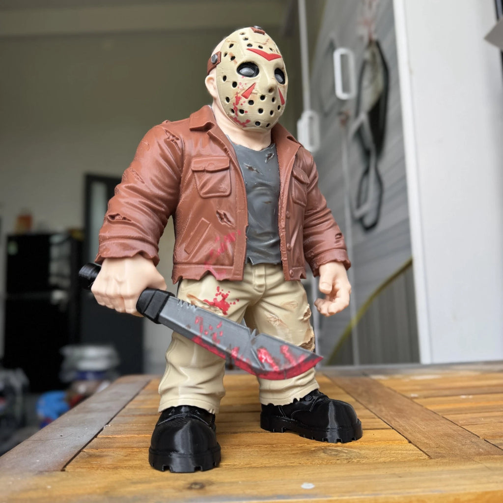 Jason Voorhees Friday 13th Figure 3D Print 30cm Movie Horror Fan Gift Man Cave
