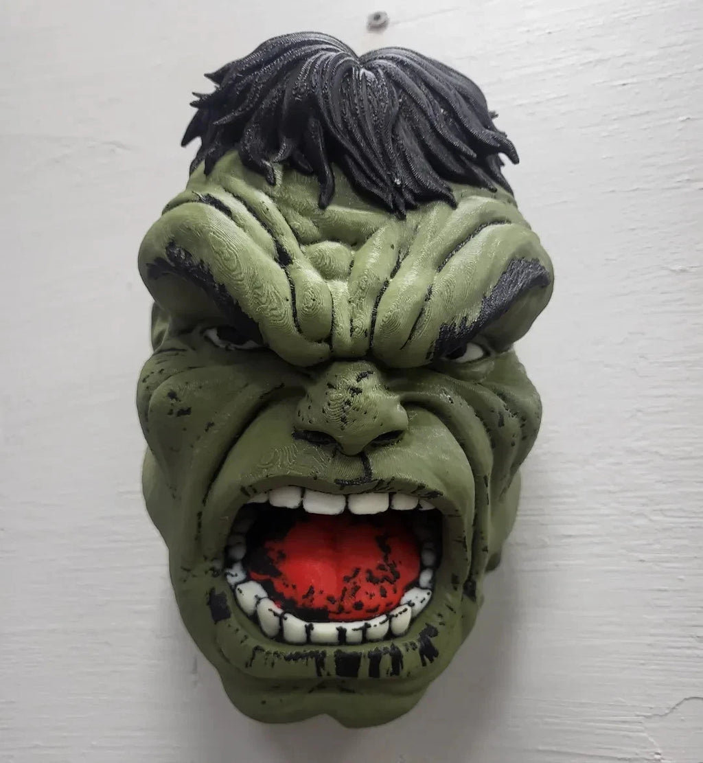 Incredible HULK LIFE SIZE BUST Head MARVEL Wall Mount or Freestanding