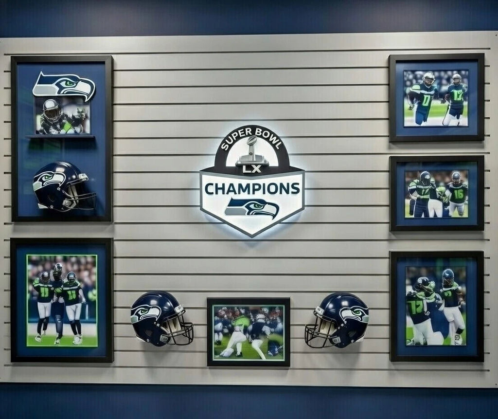 Seattle Seahawks Super Bowl LX 60 Champions Led Lightbox USB Powered Wall Display Sign
