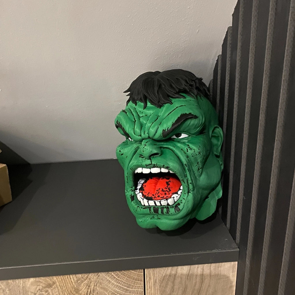 Incredible HULK LIFE SIZE BUST Head MARVEL Wall Mount or Freestanding