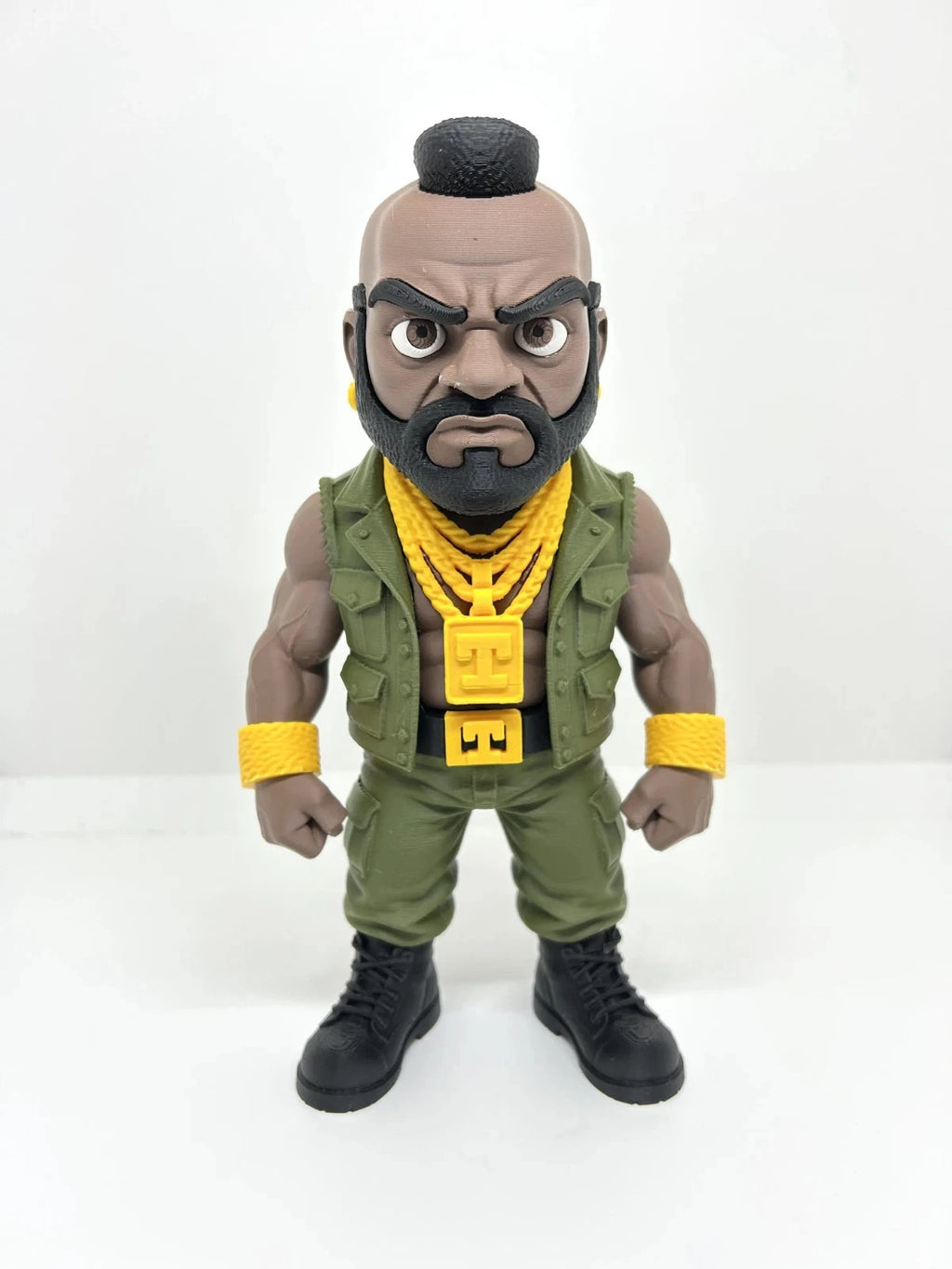 "B.A." Baracus Mr T – A Team Icon 3D Print Figure Ornament 20cm Movie Fan Gift