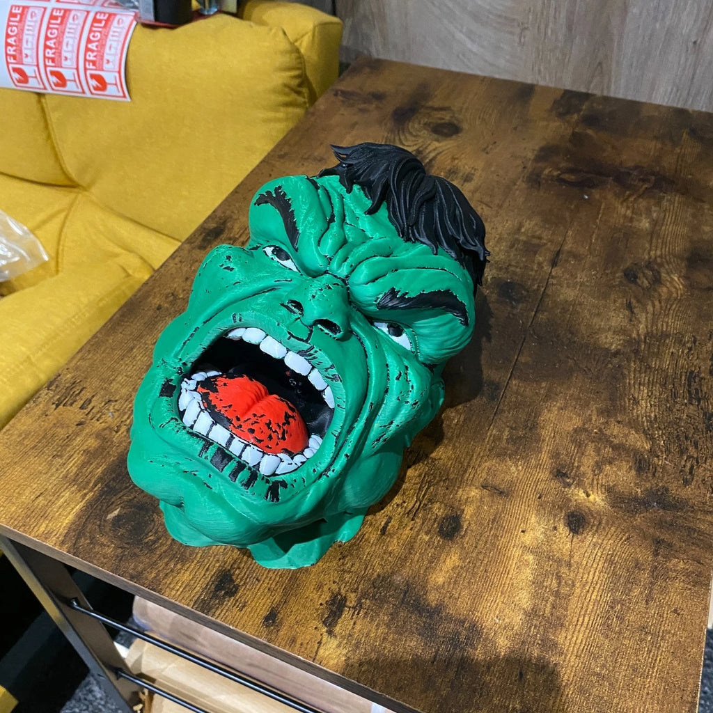 Incredible HULK LIFE SIZE BUST Head MARVEL Wall Mount or Freestanding