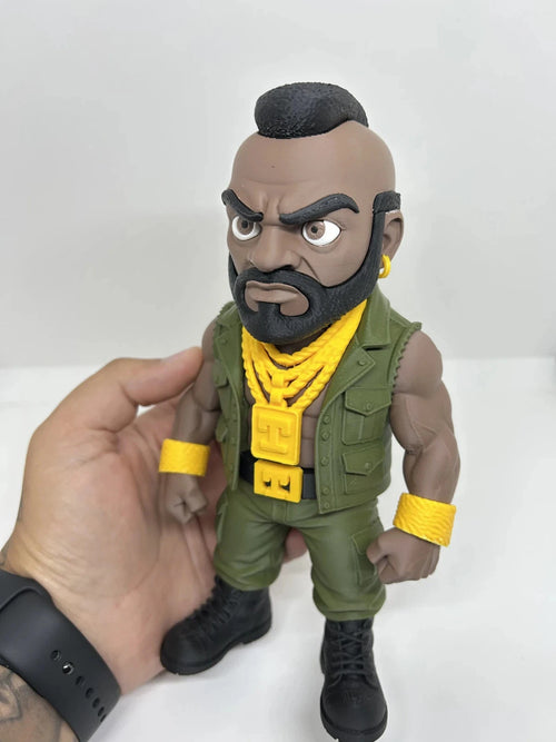 "B.A." Baracus Mr T – A Team Icon 3D Print Figure Ornament 20cm Movie Fan Gift