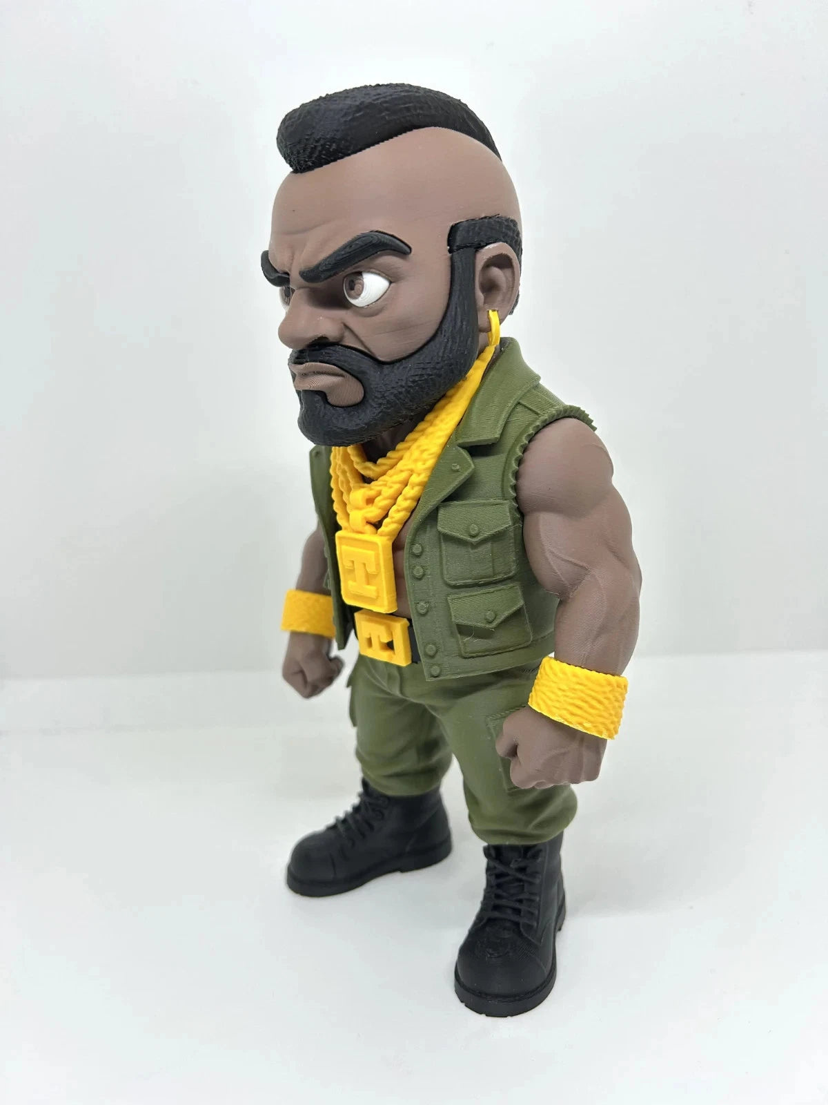 "B.A." Baracus Mr T – A Team Icon 3D Print Figure Ornament 20cm Movie Fan Gift