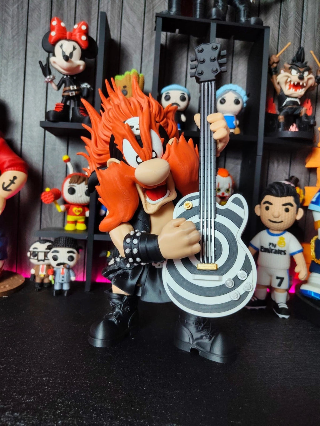 Sam Yosemite Rockstar Vibe Figure 3D Printed Display 35cm Cartoon Icon Fan Gift