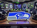 Seattle Seahawks Led Lightbox NFL Team Wall Display or Desk Sign Lamp Man Cave
