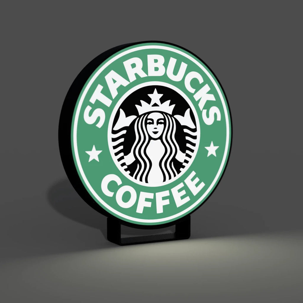STARBUCKS LED Light Up Sign Lightbox USB Powered Lamp Vintage Gift