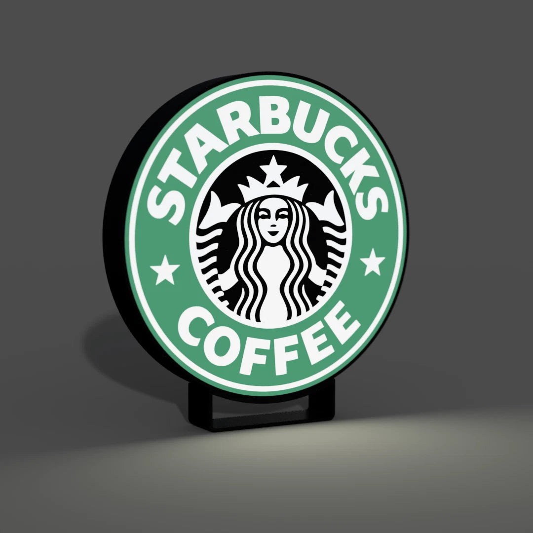 STARBUCKS LED Light Up Sign Lightbox USB Powered Lamp Vintage Gift