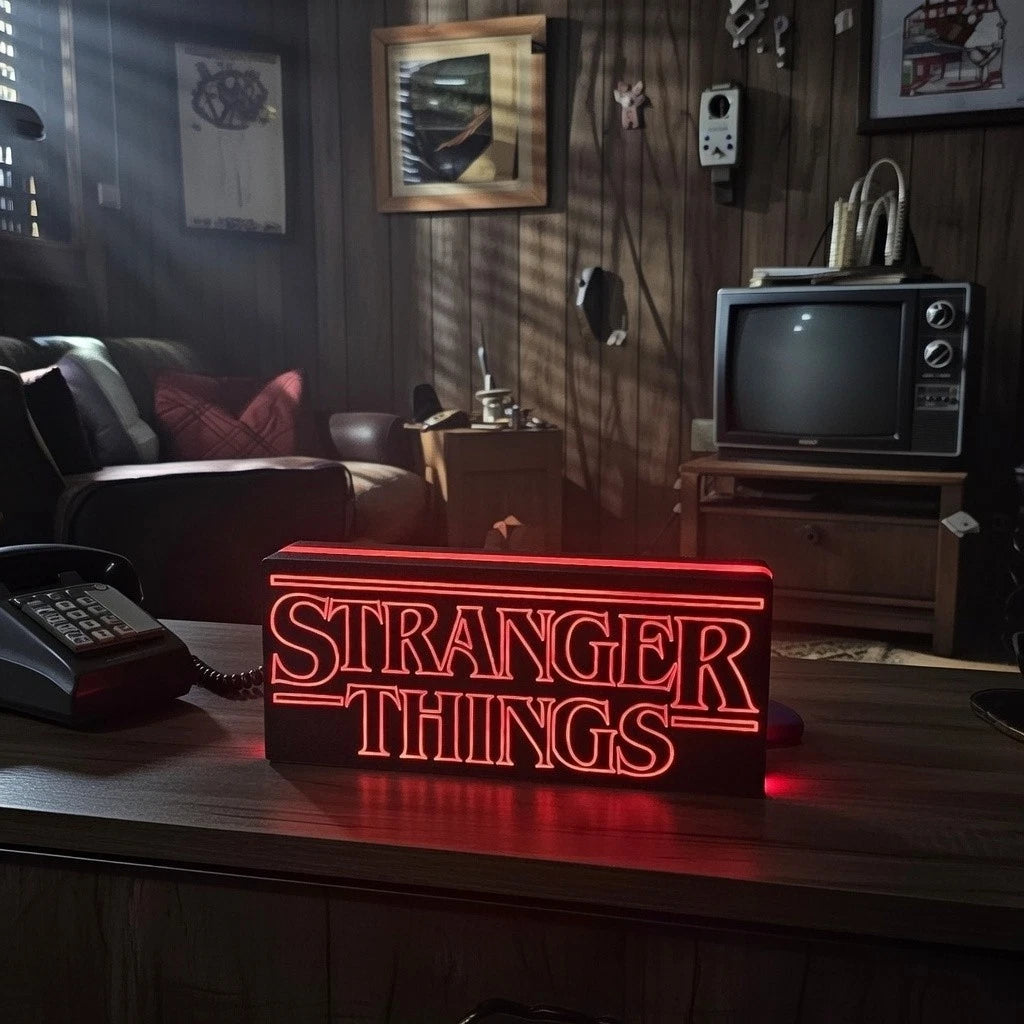 Stranger Things LED Lightbox - USB Power- Gift Cinema Room