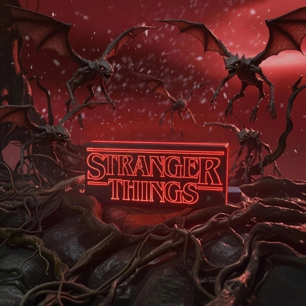 Stranger Things LED Lightbox - USB Power- Gift Cinema Room