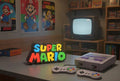 Super Mario Led Retro Logo Gaming Lightbox Light Sign USB Powered