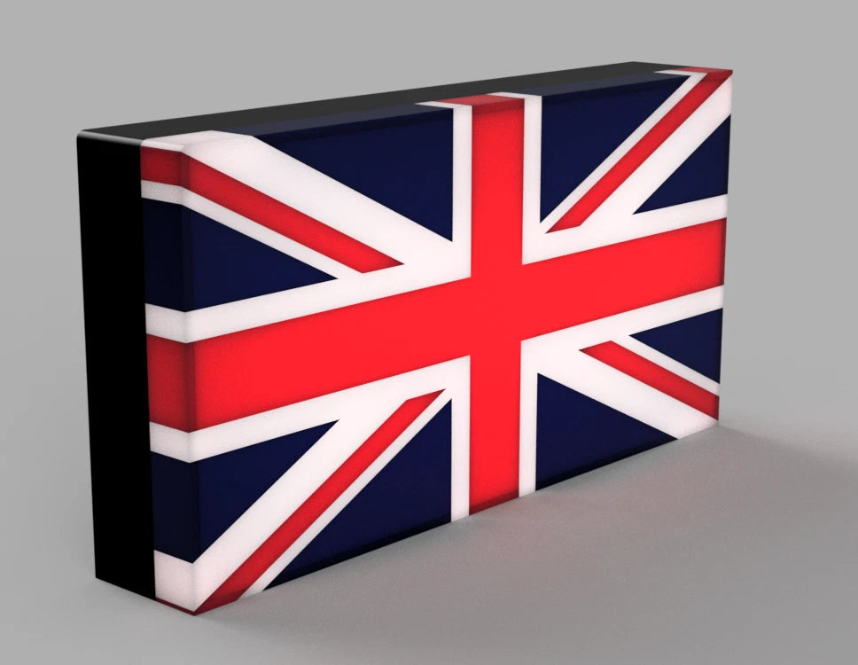 United Kingdom Flag LED Lamp Lightbox Led- USB Powered