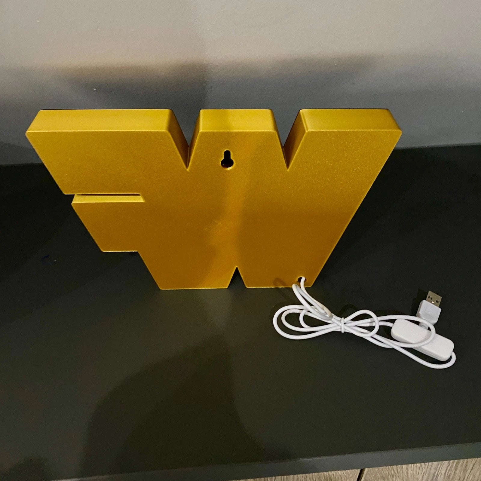 WWF / WWE Wrestling USB Powered LED Lightbox USB Lamp Sign Man Cave Gift Logo